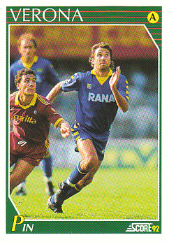 Celeste Pin Verona Score 92 Seria A #260